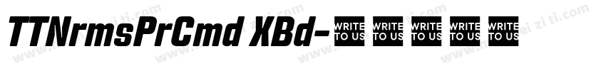 TTNrmsPrCmd XBd字体转换